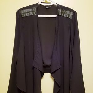 Forever21 black shrug 1X